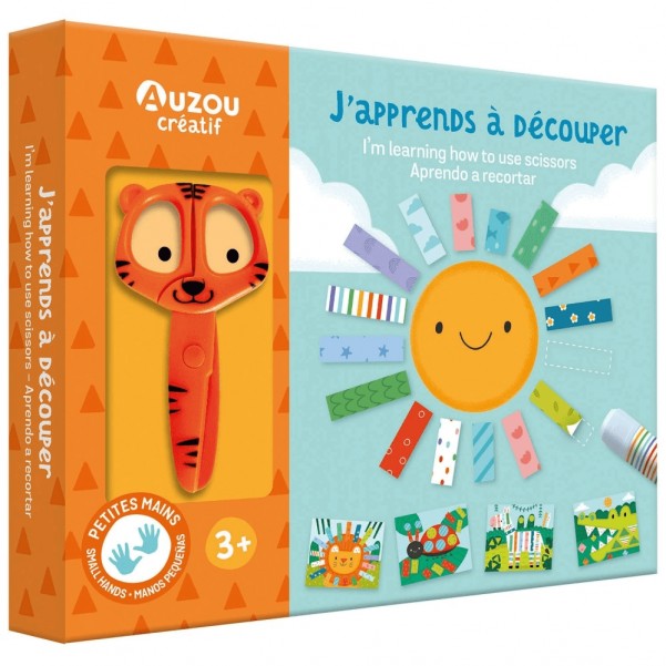 My Artistic Kit - I'm Learning How to Use Scissors - Auzou (3+)