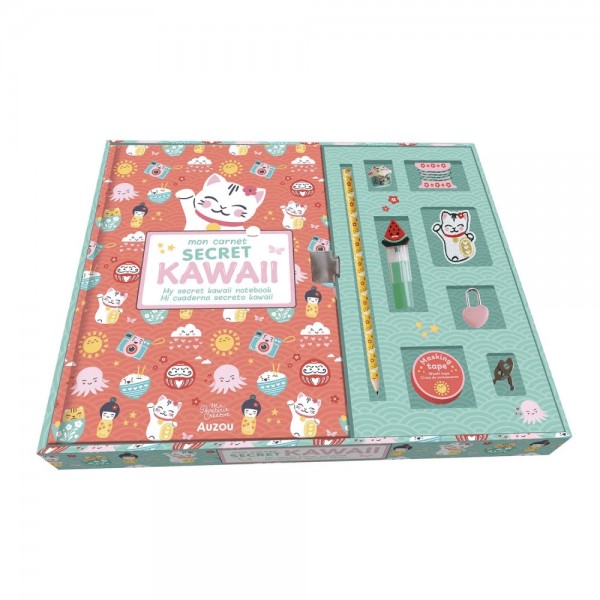 My Creative Stationery - My Secret Kawaii Notebook - Auzou