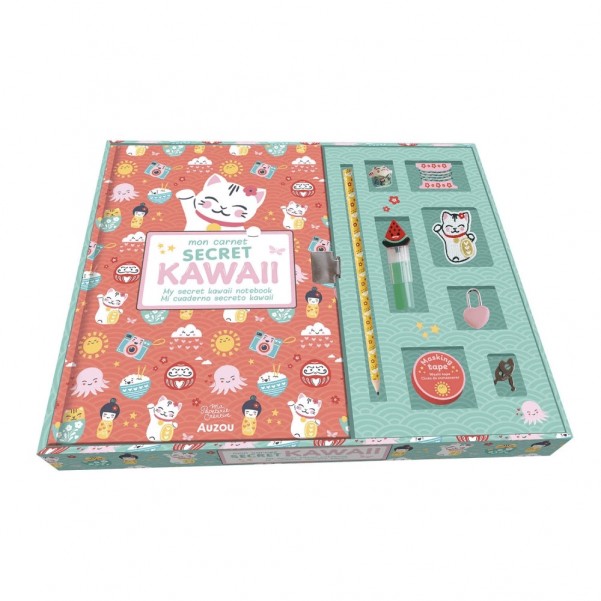 My Creative Stationery - My Secret Kawaii Notebook - Auzou