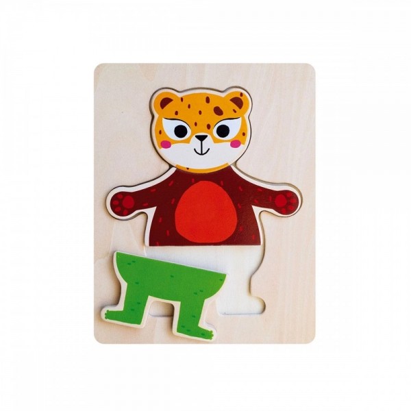 My Mix-and-Match Wooden Puzzles - My Wooden Shapes Auzou