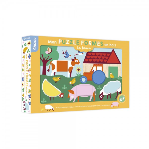 My First Shape Puzzle - The Farm - Auzou
