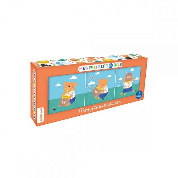 My Wooden Puzzles - Everyday Stories Auzou