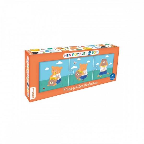 My Wooden Puzzles - Everyday Stories Auzou