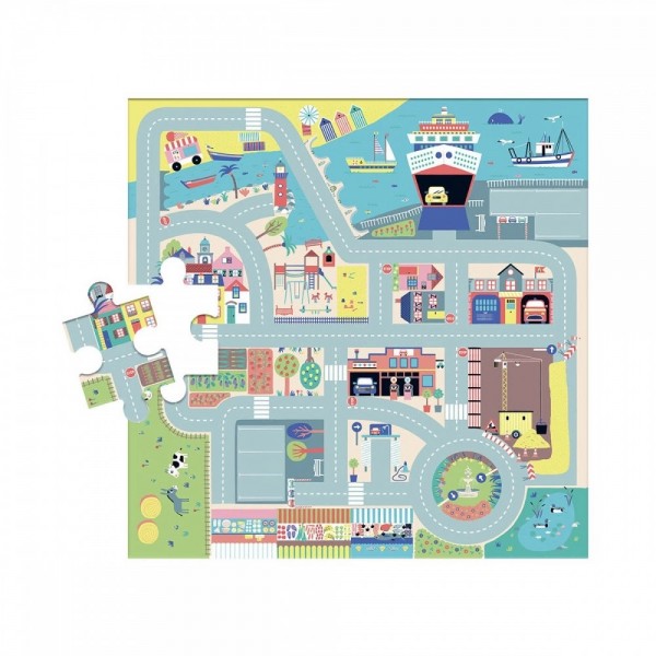 Puzzle - My Car Track - Auzou