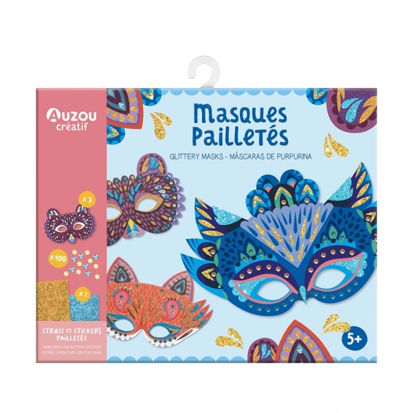 My Activity Pouch - Glittery Masks - AUZOU