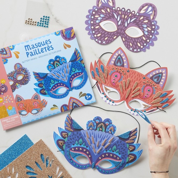 My Activity Pouch - Glittery Masks - AUZOU