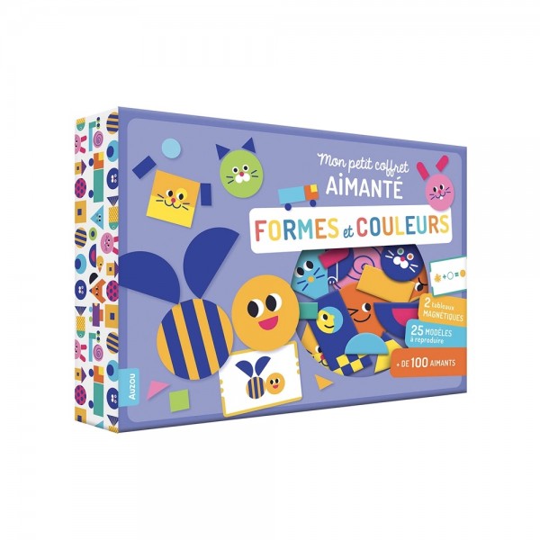 My Little Magnet Box - Shapes and Colours - Auzou