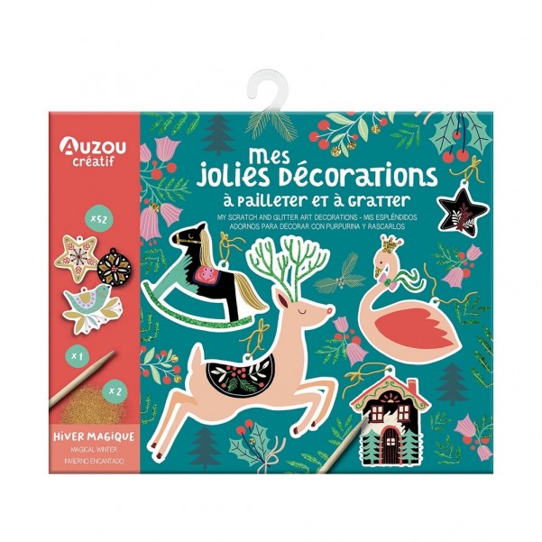 My Activity Pouch - My Glitter and Scratch Decorations - Auzou