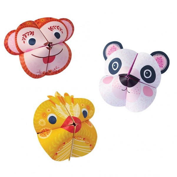 My Activity Pouch - My Paper Fortune Tellers - Cute Animals - Auzou