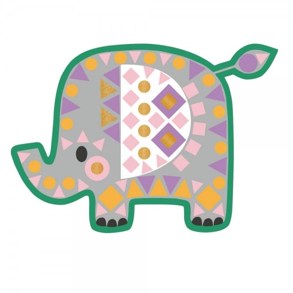 My Artistic Kit - My Big Mosaic Animals - Auzou