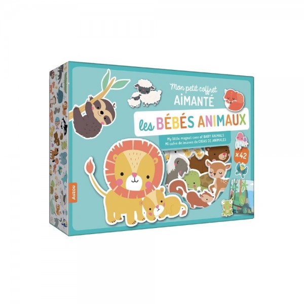 My Little Magnet Box - Baby Animals - Auzou