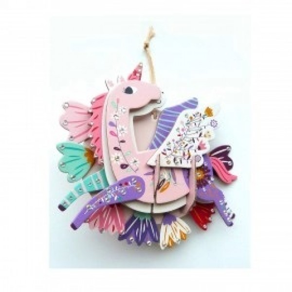 My Artistic Kit - My 3D Unicorn Decoration - Auzou