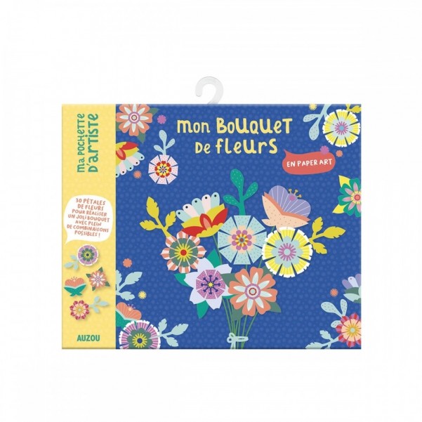 My Activity Pouch - My Bunch of Origami Flowers - AUZOU