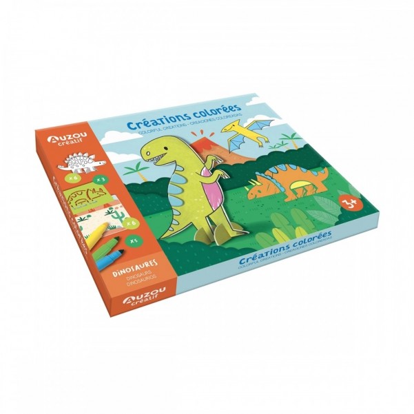 Colourful Creations - Dinosaurs - AUZOU