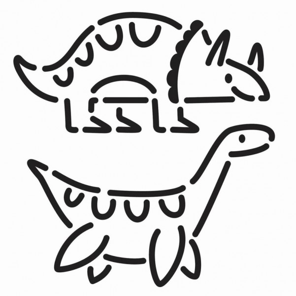  Colourful Creations - Dinosaurs - AUZOU