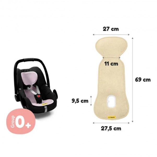 Aeromoov Αντι-ιδρωτικό κάλυμμα Air Layer 0-13kg για κάθισμα αυτοκινήτου - Group 0 Anthracite