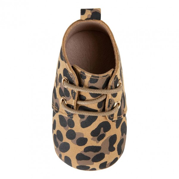 Baby Dutch- Παπουτσάκια Αγκαλιάς - Leopard -Suede