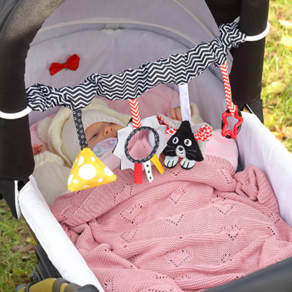 BabyOno- Κρεμαστό παιχνίδι δραστηριοτήτων για καρότσι και κούνια-Cheese & Skip