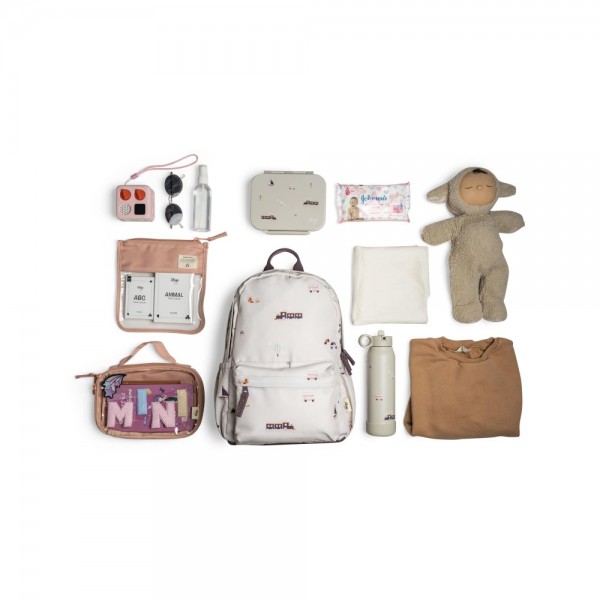 Medium Backpack - Vehicles - Citron