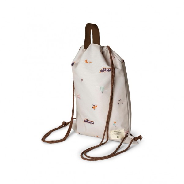 Drawstring Wet Bag - Vehicles - Citron
