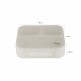 Microwavable Lunchbox with Fork and Spoon - Beige - Citron