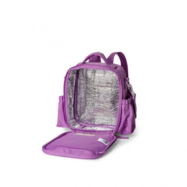 Insulated Lunchbag Backpack - Stormy Unicorn - Citron