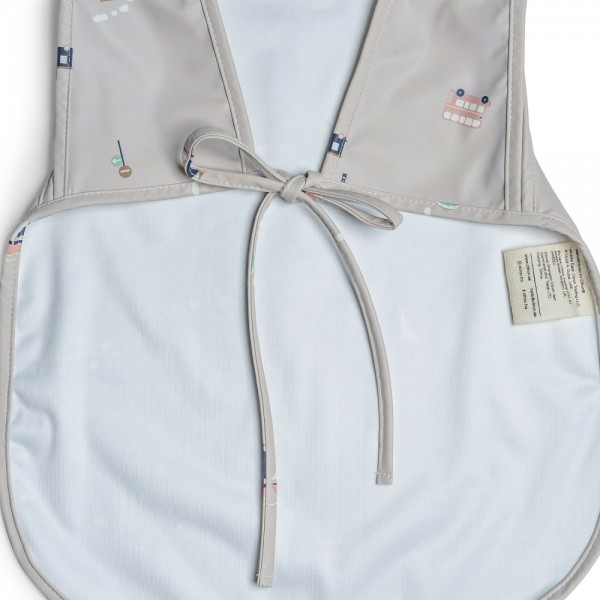 Sleeveless Bib - Vehicles- Citron