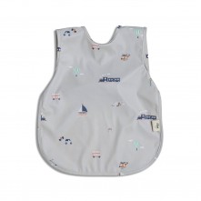 Sleeveless Bib - Vehicles- Citron