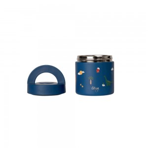 Ισοθερμικό Φαγητοδοχείο 350 ml, Blue Dino - Citron