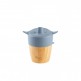 Bamboo Cup and Straw - Dusty Blue