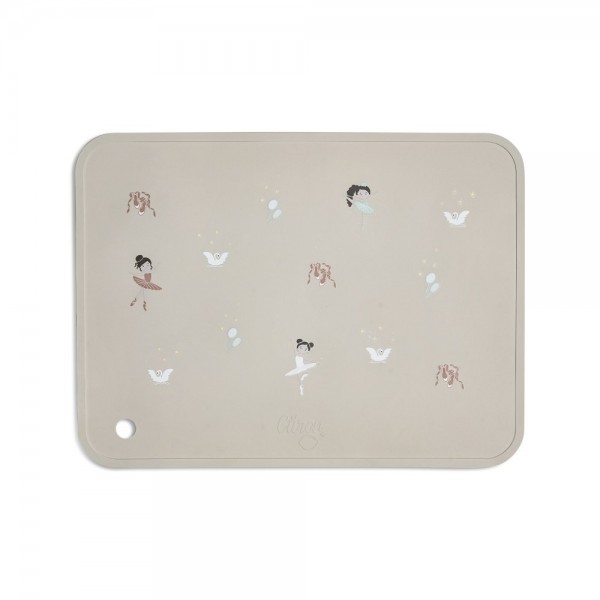 Silicone Placemat Rectangle - Ballerina - Citron