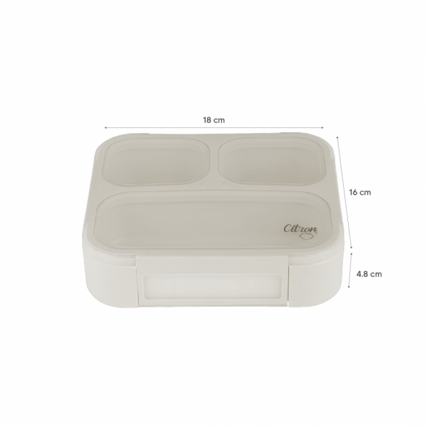 Microwavable Lunchbox with Fork and Spoon - Dark Blue - Citron