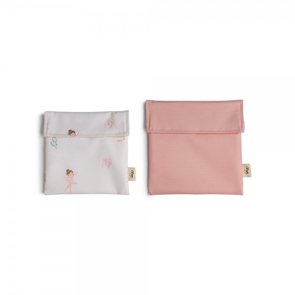 Reusable Sandwich Bags - Set of 2 - Ballerina