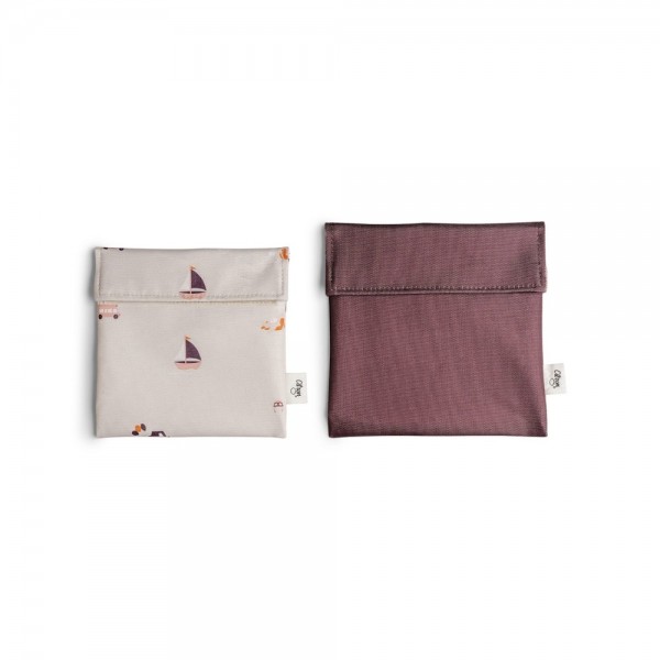 Reusable Sandwich Bags - Set of 2 - Vehicles