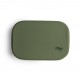 Mini Stainless Steel Snackbox with Silicone Lid - Green