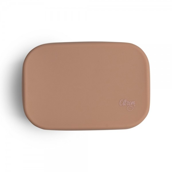 Mini Stainless Steel Snackbox with Silicone Lid - Blush Pink