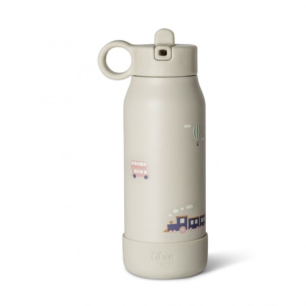 Water Bottle 250 ml - Vehicles- Citron
