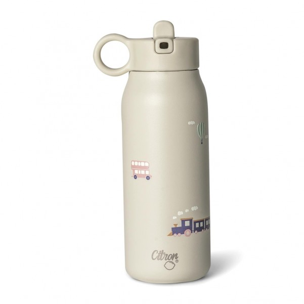 Water Bottle 250 ml - Vehicles- Citron