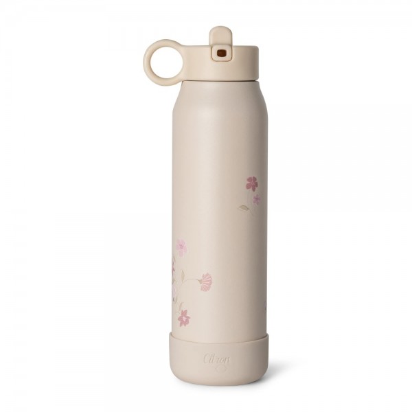 Water Bottle 350 ml - Flowers - Citron