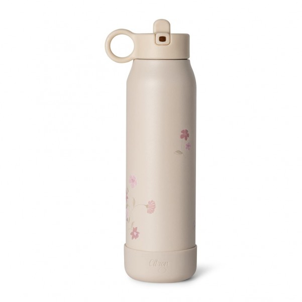 Water Bottle 350 ml - Flowers - Citron
