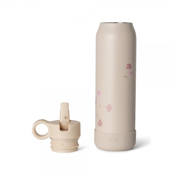 Water Bottle 350 ml - Flowers - Citron