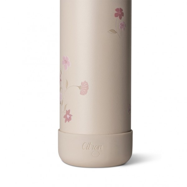 Water Bottle 350 ml - Flowers - Citron