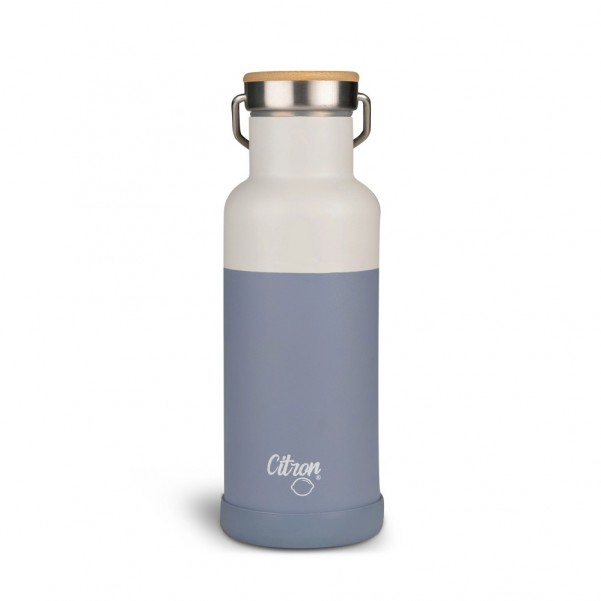 Water Bottle 500 ml - Dusty Blue - Citron