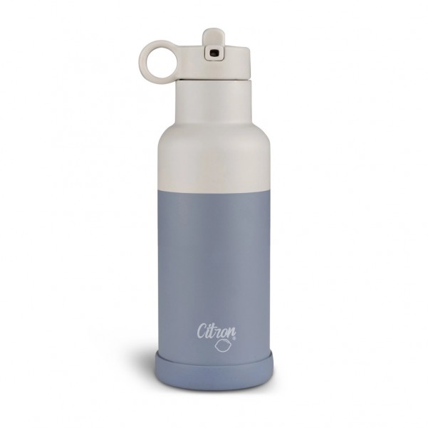 Water Bottle 500 ml - Dusty Blue - Citron
