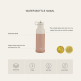 Water Bottle 500 ml - Brown - Citron