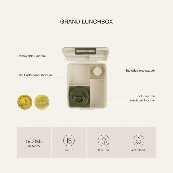 Grand Lunchbox - Olive Green