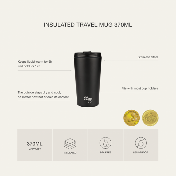 Travel Mug 370 ml - Black