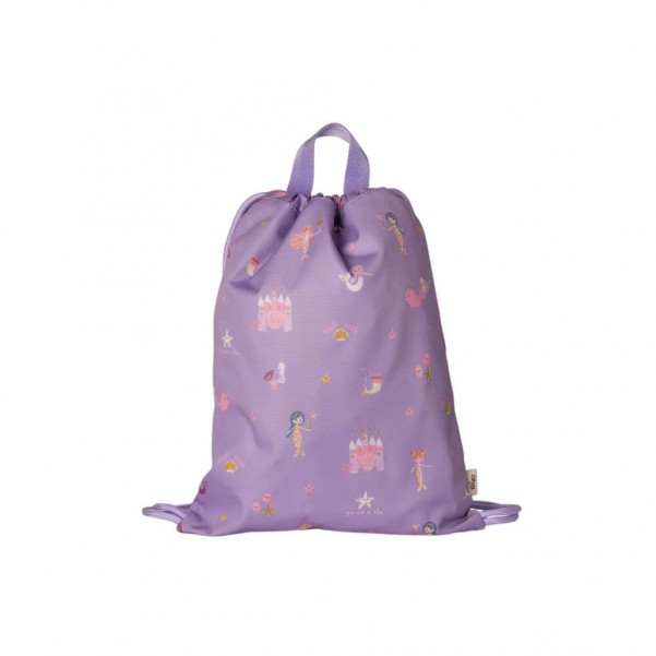 Drawstring Wet Bag - Mermaid - Citron