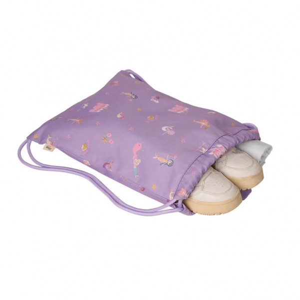 Drawstring Wet Bag - Mermaid - Citron