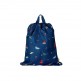 Drawstring Wet Bag - Blue Dino - Citron